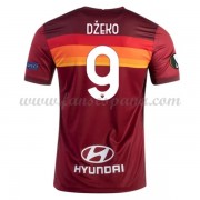 Camisetas De Futbol Baratas AS Roma Edin Dzeko 9 Primera Equipación 2020-21..